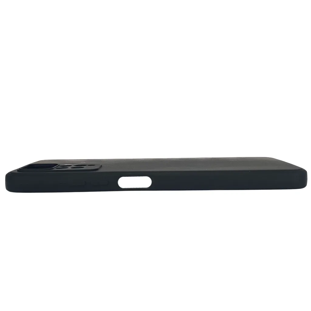 Xiaomi Redmi Note 11 Pro 4G|Note 12 Pro Matte Soft Silicone Paper Back Case (Black)
