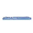 Vivo V70 5G|V70 Lite 4G|5G Dust Plug Transparent 3D Matte Magsafe Logo Back Case (Sky Blue)