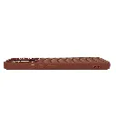 Vivo V70 5G|V70 Lite 4G|5G Woven With Leather Feel Soft Silicone Back Case (Dark Brown)