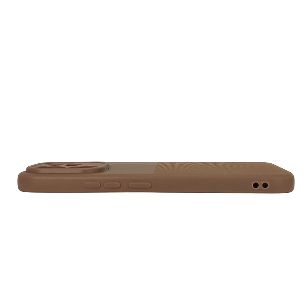 Vivo V70 5G|V70 Lite 4G|5G 3D Dotted Official Soft Silicone Back Case (Brown)