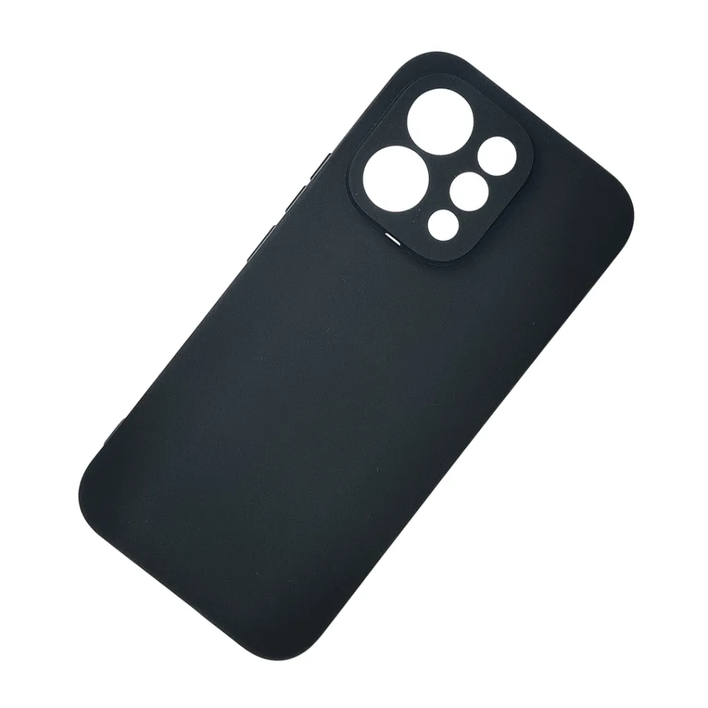 Vivo V70 5G|V70 Lite 4G|5G Matte Soft Silicone Paper Back Case (Black)