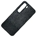 Infinix Hot 60 Pro 4G (REMAX) Logo Dotted Leather Texture Mobile Back Case (Black)