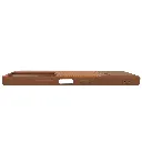 Infinix Hot 60i|HOT 60 4G (REMAX) Logo Dotted Leather Texture Mobile Back Case (Brown)