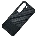Infinix Hot 60 Pro Plus 4G (REMAX) Logo Dotted Leather Texture Mobile Back Case (Black)