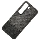 Infinix Hot 60 Pro Plus 4G (REMAX) Logo Dotted Leather Texture Mobile Back Case (Gray)