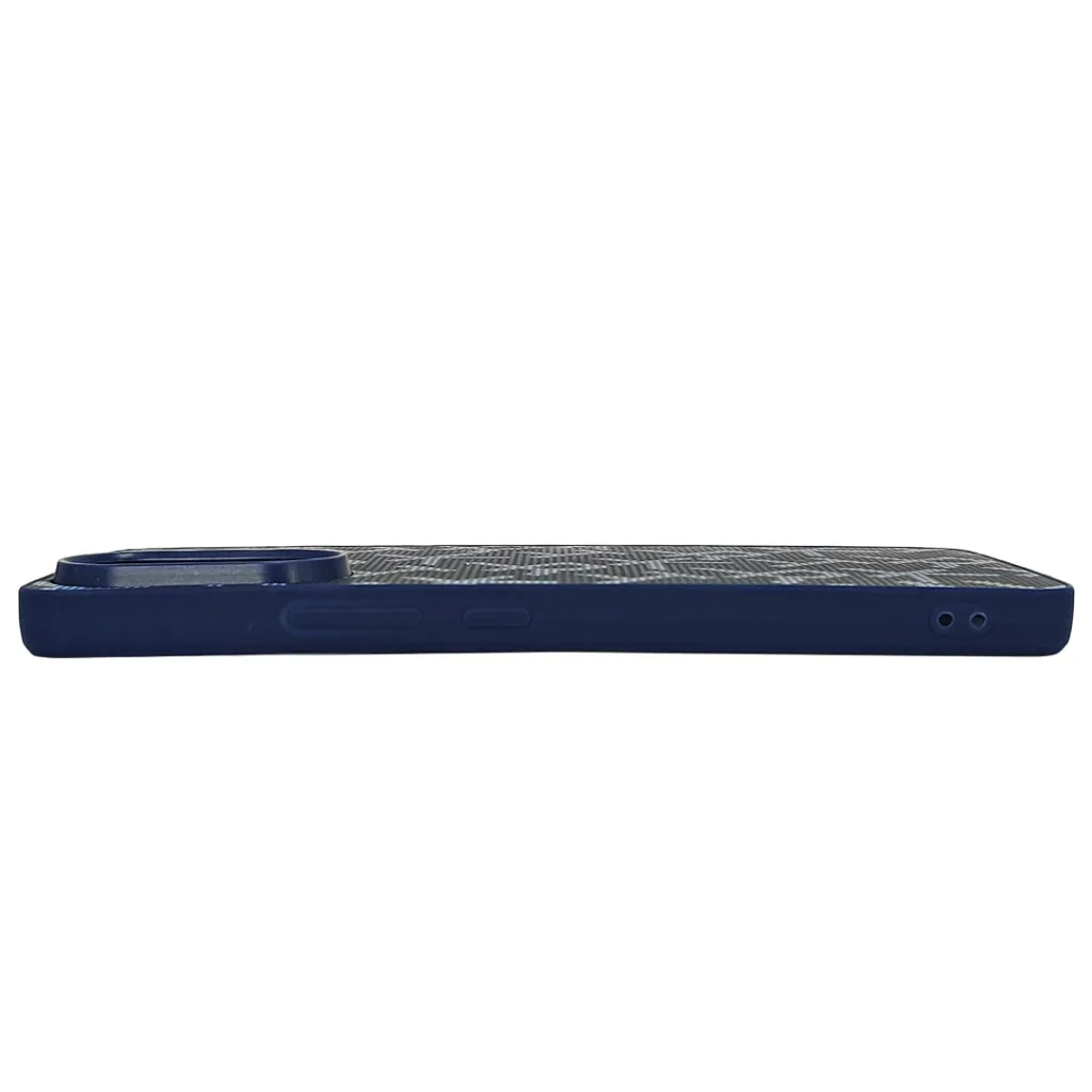 Vivo V60 Lite 4G|5G X-Level Spacific design Carbon Fiber & Armaid Fiber Texture Mobile Back Case (Blue)