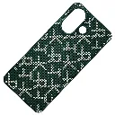 Vivo V60 Lite 4G|5G X-Level Spacific design Carbon Fiber & Armaid Fiber Texture Mobile Back Case (Green)