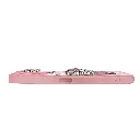 Oppo A6 4G |A6X|A6 5G Soft Silicone Fancy Silver Stones Butterflies Mobile Back Case (Pink)