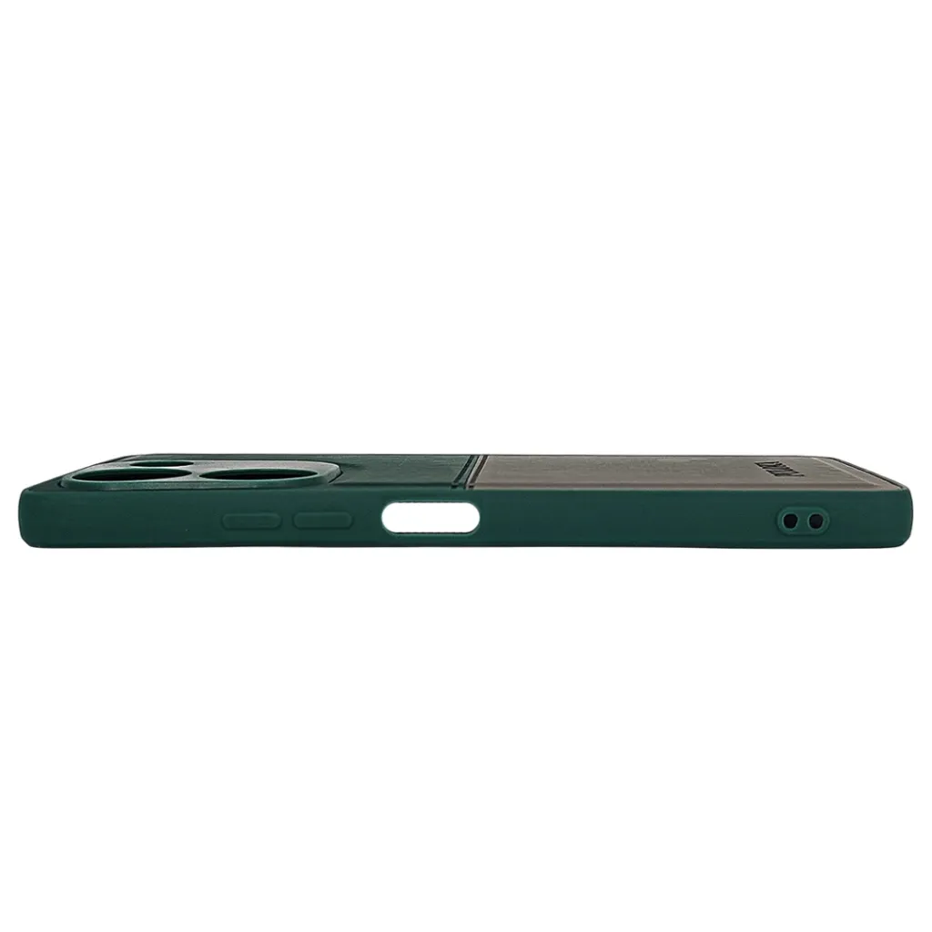 Tecno Camon 20 Pro|Camon 20 4G PULOKA Branded Bubble Tune With Leather Texture Mobile Back Case (Green)