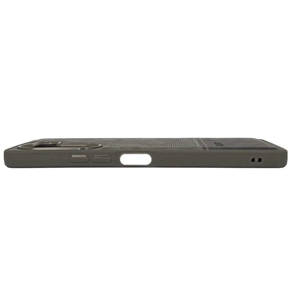 Tecno Camon 20 Pro|Camon 20 (REMAX) Logo Dotted Leather Texture Mobile Back Case (Gray)