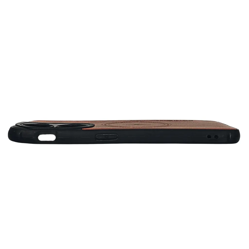 OnePlus Nord 3|OnePlus Ace 2V Magsafe Logo X-Level Luxuary Leather Back Case (Brown)