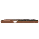 Huawei Honor X5C Line Craft Luxury Cars Logo Leather Texture Back Case (Dark Brown)