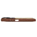 Oppo Realme C85|Realme15X 5G Unique Fosus Camera Ring MagSafe 3D Matte Back Case (Brown)