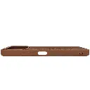 Tecno Spark 50 4G (PULOKA) Logo Braded PU Leather Texture Mobile Back Case (Brown)