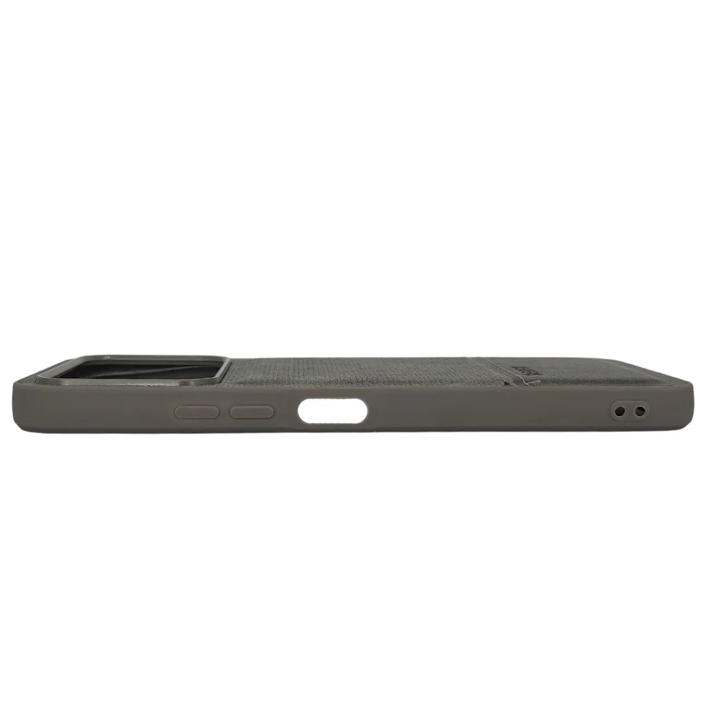 Tecno Spark 50 4G (REMAX) Logo Dotted Leather Texture Mobile Back Case (Gray)