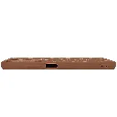 iTel City 200 4G Branded (BURGA) Derby Race Horses Pattern Leather Texture Back Case (Brown)