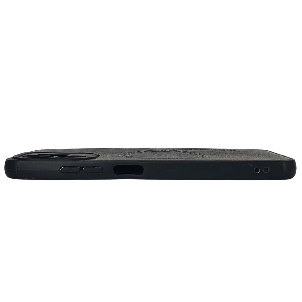 iTel A100c 4G Magsafe Logo X-Level Luxuary Leather Back Case (Black)