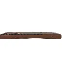 Samsung S25 Ultra Bentley branded Carbon fiber pattern texture Back Case (Brown)