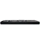 iPhone 12 Pro Max features a distinct leather-like Woven texture and integrated Magsafe Charging compatibility Back Case (Black)