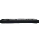 iPhone 13|iPhone 14 features a distinct leather-like Woven texture and integrated Magsafe Charging compatibility Back Case (Black)