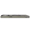 iPhone 15 Pro Max features a distinct leather-like Woven texture and integrated Magsafe Charging compatibility Back Case (Natural Titanium)