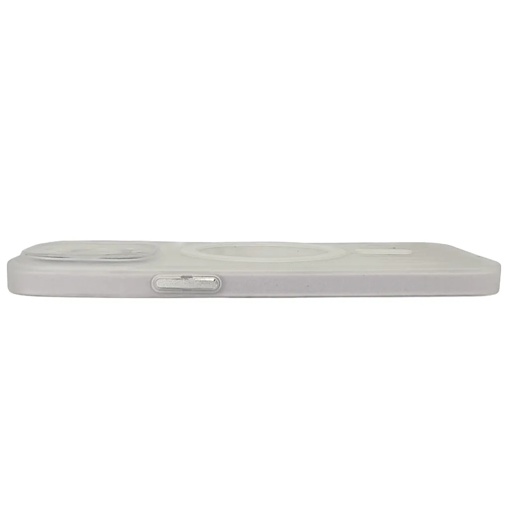 iPhone 13 Pro Magnetic Wireless Charging Matte Featuring a Slim Paper Design Back Case (Crystal)