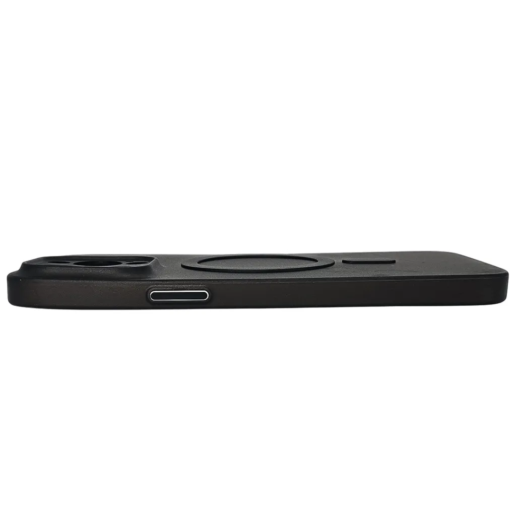 iPhone 14 Pro Max Magnetic Wireless Charging Matte Featuring a Slim Paper Design Back Case (Black)