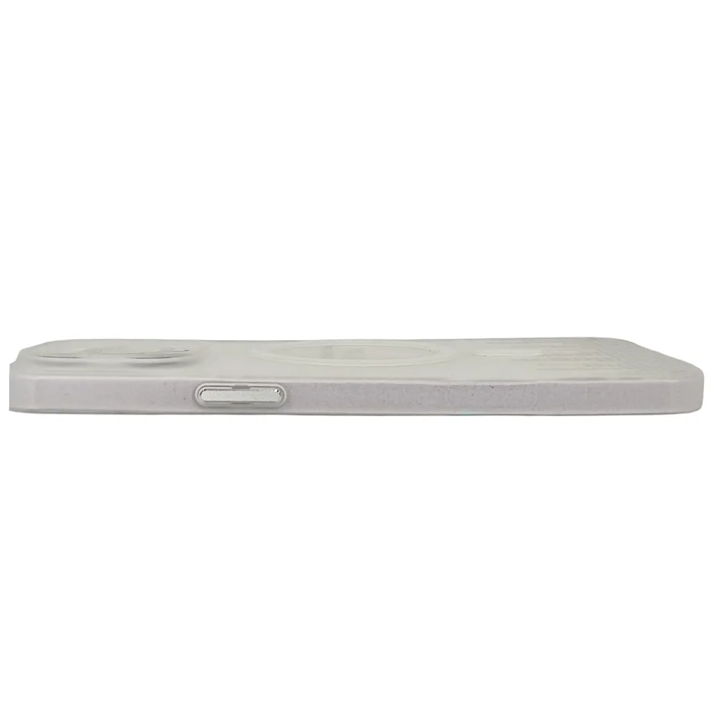 iPhone 16 Pro Max Magnetic Wireless Charging Matte Featuring a Slim Paper Design Back Case (Crystal)
