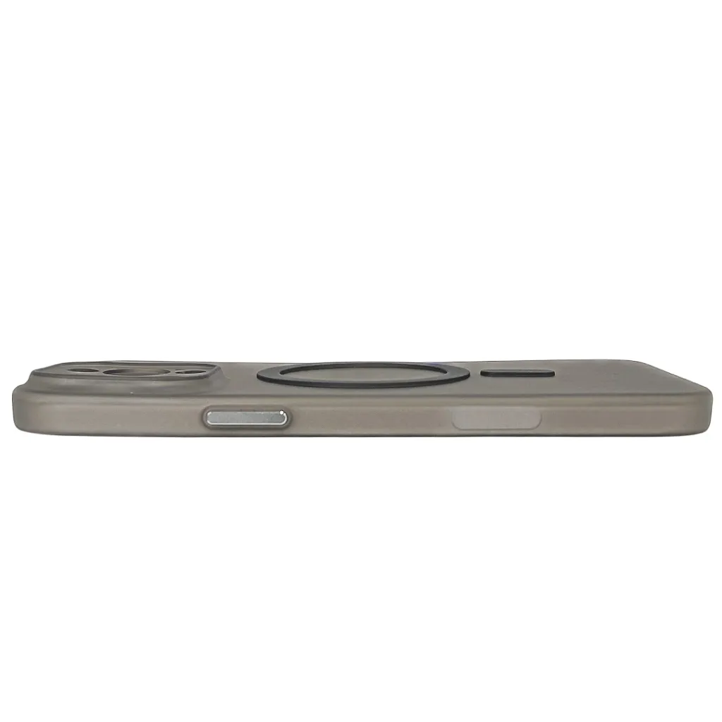 iPhone 16 Pro Max Magnetic Wireless Charging Matte Featuring a Slim Paper Design Back Case (Natural Titanium)
