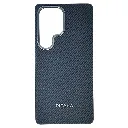 Samsung Galaxy S25 Ultra Carbon Fiber Tactile Woven Pattern distinic geometric iC Magsafe Compatible and includes a built-in Camera bazel for lens Protection Back Case