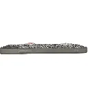 Infinix HOT 10 4G Soft Silicone 3D Charm & Thin Mobile Back Case (Gray)