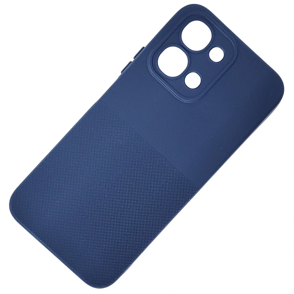 Vivo Y31D 4G|Vivo Y500i 3D Dotted Official Soft Silicone Back Case (Navy Blue)
