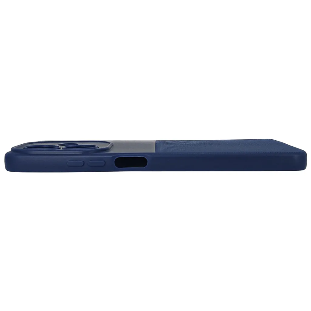 Oppo A3x 4G|5G|A3 4G|5G|A5i|A40 3D Dotted Official Soft Silicone Back Case (Navy Blue)
