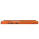 Samsung Galaxy A32 4G Premium Colour Button Silicone Beats Logo Textured With Camera Protection & Inner Microfiber Back Case (Orange)