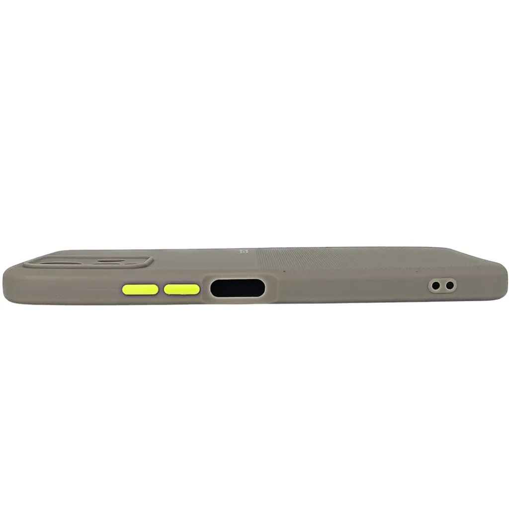 Vivo Y21s|Y21T|Y21|Y33s|Y33T Premium Colour Button Silicone Beats Logo Textured With Camera Protection & Inner Microfiber Back Case (Titanium)