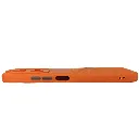 Xaiomi Redmi 15C|Poco C85 Premium Colour Button Silicone Beats Logo Textured With Camera Protection & Inner Microfiber Back Case (Orange)