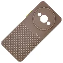 Xiaomi Redmi A3x|Redmi A3|Poco C61 4G Premium Colour Button Silicone Beats Logo Textured With Camera Protection & Inner Microfiber Back Case (Brown)