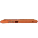 Oppo Realme C51|C53|Note 50|Sparx Neo 8 Pro|Narzo N53 Premium Colour Button Silicone Beats Logo Textured With Camera Protection & Inner Microfiber Back Case (Orange)