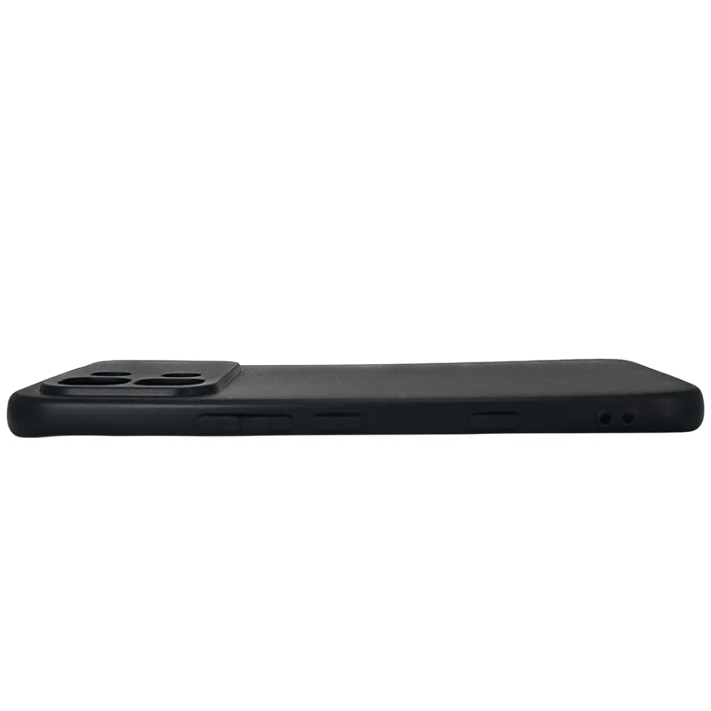 Infinix Note 60 Edge 5G Matte Soft Silicone Paper Back Case (Black)