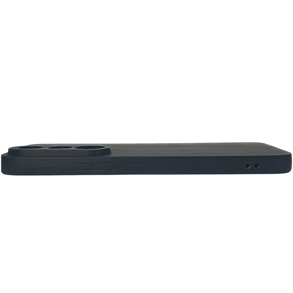 Vivo V70 Fe Matte Soft Silicone Paper Back Case (Black)