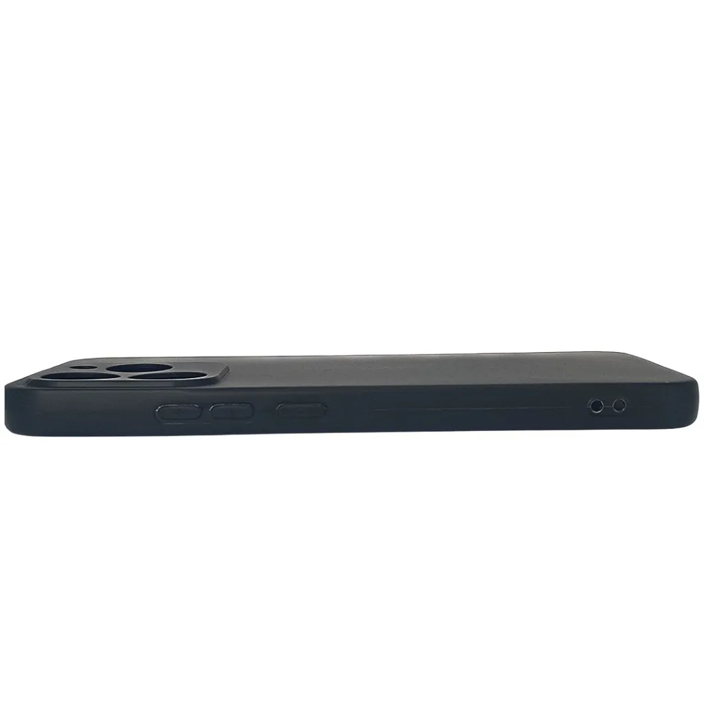 Oppo Realme 15T 5G Matte Soft Silicone Paper Back Case (Black)