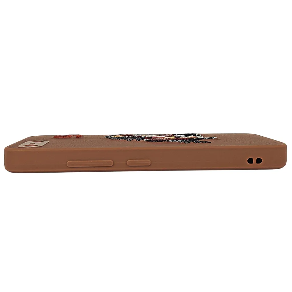 iTel A25|A25 Pro|A35 Santa Barbara Polo Raquet Back Case (Brown)