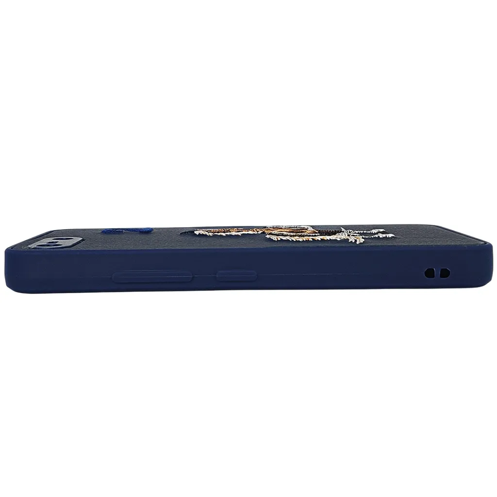 iTel A25|A25 Pro|A35 Santa Barbara Polo Raquet Back Case (Navy Blue)