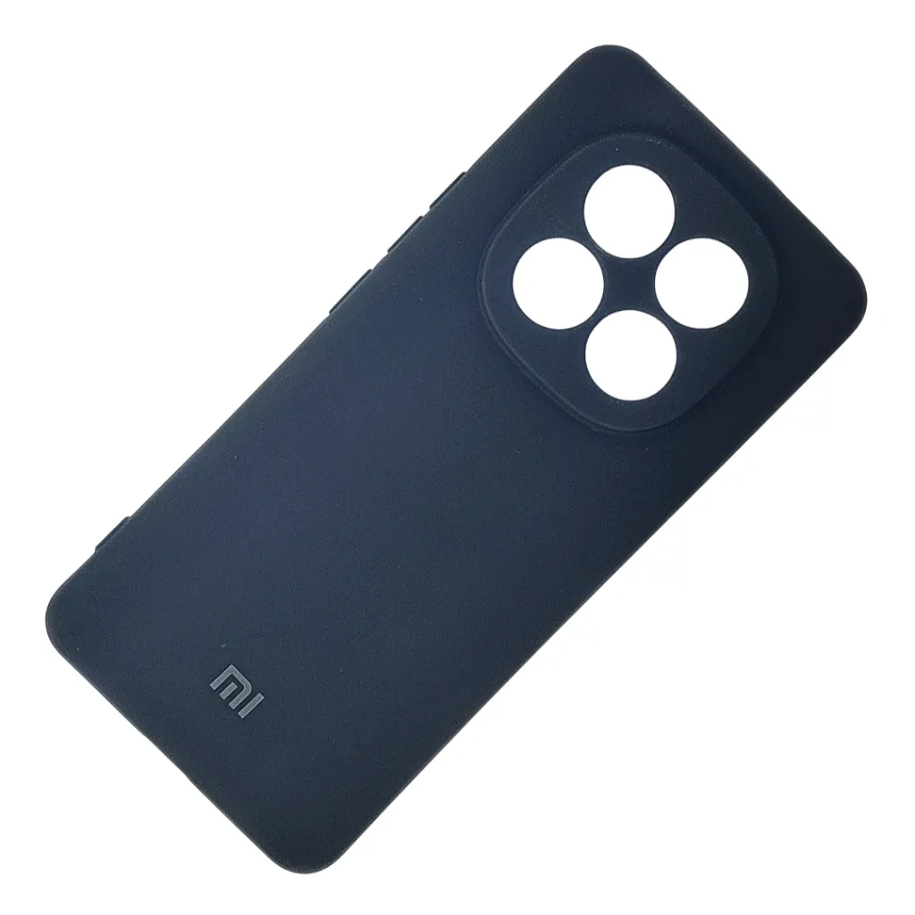 Xiaomi Redmi Note 14 Pro Plus 4G Official Soft Silky Back Case (Black)