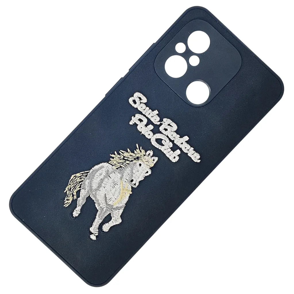 Xiaomi Redmi 12C|Poco C55 Santa Barbara Polo Raquet Back Case (Gray)