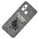 Xiaomi Redmi 12C & Poco C55 Velvet Embroidery Santa Barbara Polo Racquet Club Back Case (Gray)