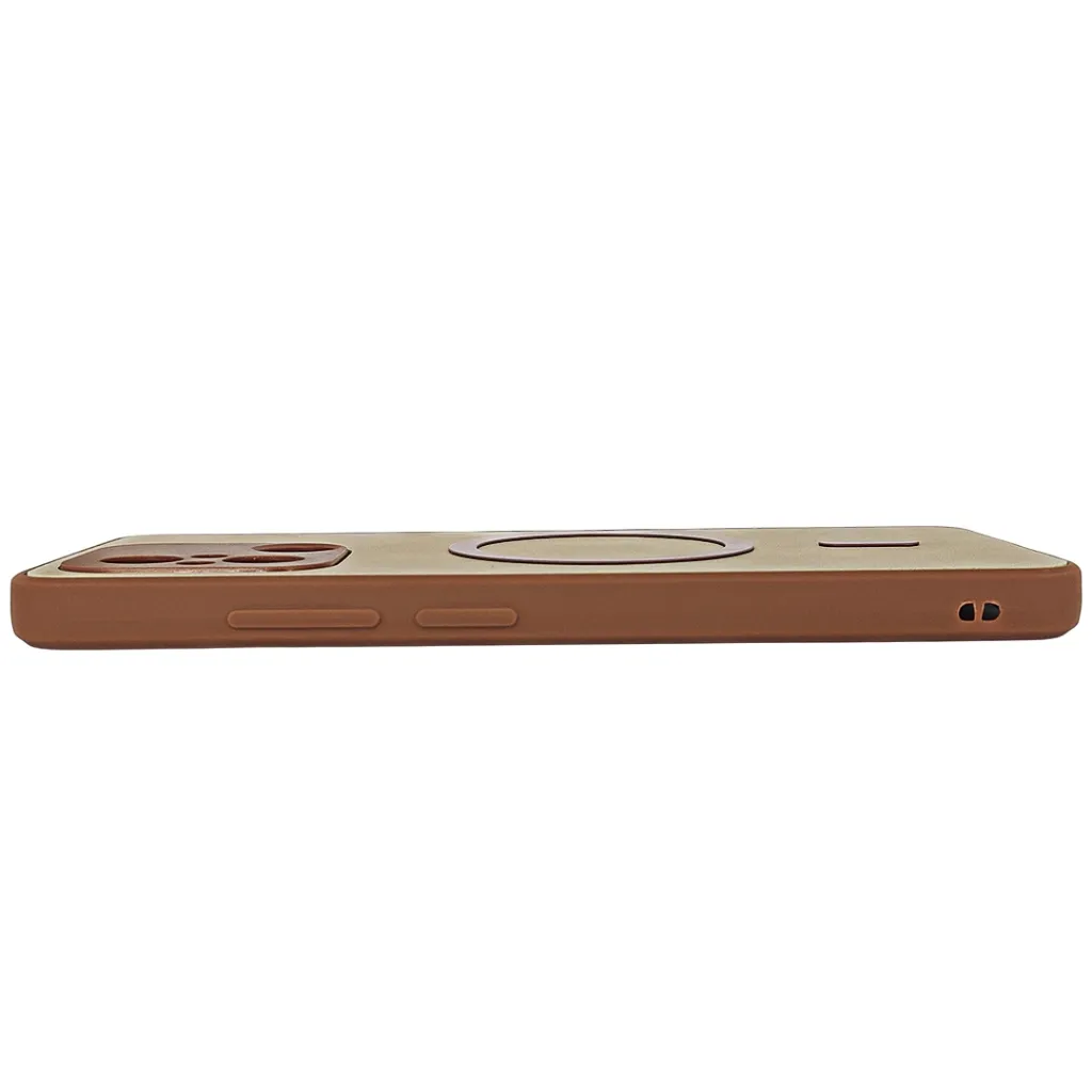 Xaiomi Redmi 12C 4G Built-in Magnetic Ring Premium Leather With Velvet Feel Back Case (Skin)