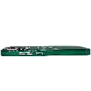 Redmi 12C Colour Transparent 3D Magsafe Logo Printed Back Case (Green)