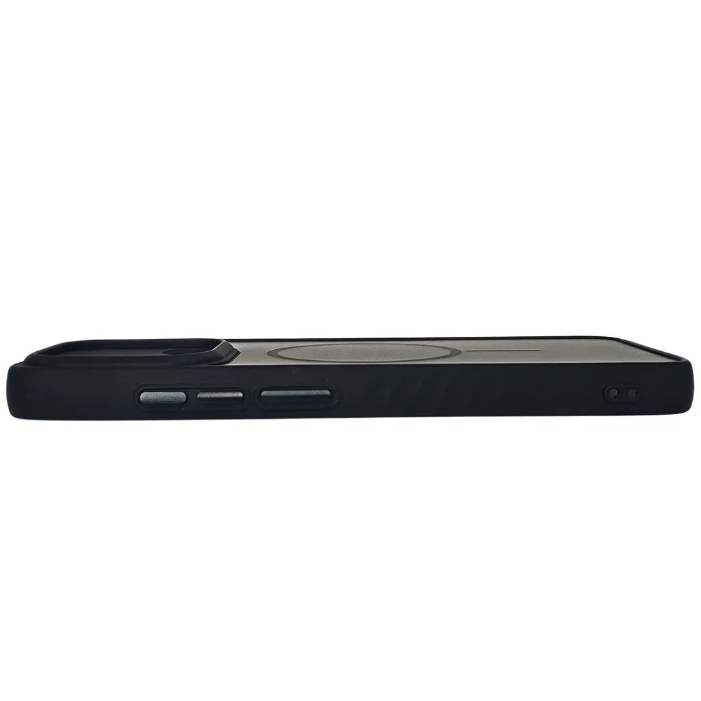 Redmi 12C Stylish & Durable Matte Case With MagSafe Back Case (Black)