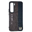 Infinix Hot 60 Pro Plus Leather-Textured "Anti-Burst" featuring the text "LET THE  WORLD SEE ME CHOSE YOUR EXCLUSIVE DEFENDER" And a Fashion Logo Premium Back Case